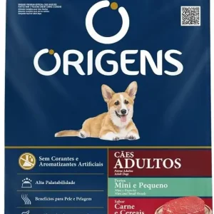 ORIGENS CÃES RAÇAS MINI E PEQUENAS CARNE E CEREAIS 3KG